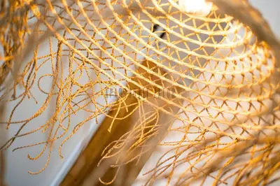 a close up of a net with a plant at Aparthotel ZATOR Cactus 57 jacuzzi in Zator