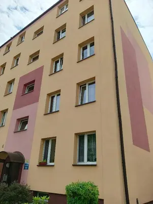 a building in the city of bilbao at Apartamenty Oświęcim klimatyzacja air-conditioned in Oświęcim