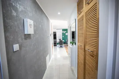 a hallway with a hallwayiterator sidx sidx sidx sidx sidx sidx at Wlodarska 4a Apartament Premium in Kraków