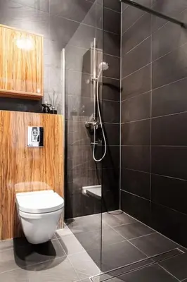 a bathroom with a toilet and a shower at Househost Apartment:Łobzowska 22 in Kraków
