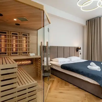 SPA bedrooms with Sauna&Bath and Free Parking