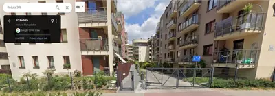 a view of an apartment complex with buildings at Bianco Apartament Reduta Park Free Parking in Kraków