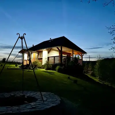 Bąbelkowa Chata Beskidy Domek z Balią Jacuzzi