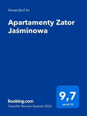 a screenshot of the appointment zetterrov awards homepage at Apartamenty Zator Jaśminowa in Zator