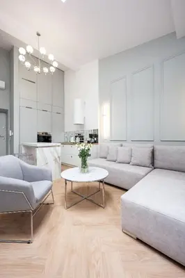 a bedroom with a bed and a mirror at Native Apartments Starowiślna 43/16 in Kraków