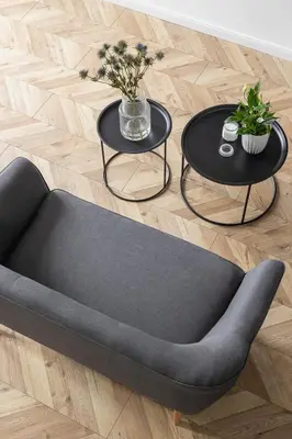 a living room with two tables and a couch at Apartment with Balcony - Kazimierz- Starowiślna 41 in Kraków