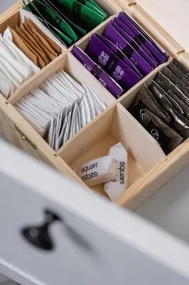 a drawer full of different types of stationery at Studio in Kazimierz District - AC - Starowislna 41 in Kraków