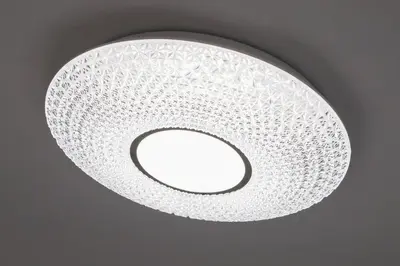 a ceiling light with a white shade on a ceiling at 1 bedroom apartment - Kazimierz- Starowislna 43 in Kraków