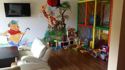 a living room filled with lots of toys at Willa Pod Dębami - SALA ZABAW - Małpi Gaj - blisko centrum in Rabka