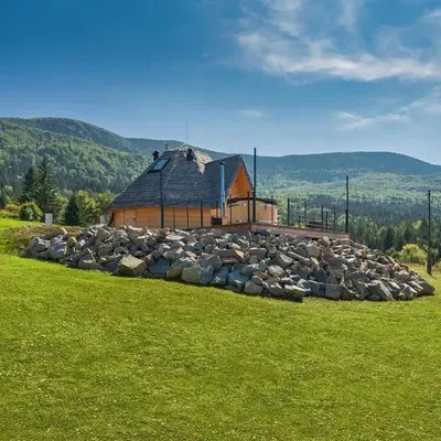 Osada Poli Zawoja - Panoramiczny Domek z Prywatną Balią i Hydromasażem