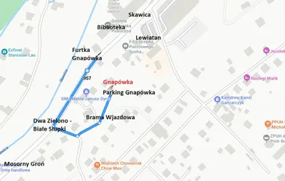 a map of the city of shanghai at Gnapówka in Zawoja