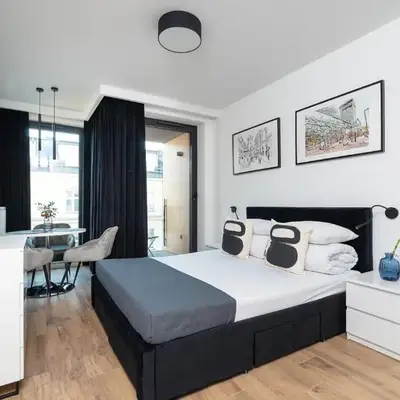 Studio for two with a balcony - Rajska 3 street
