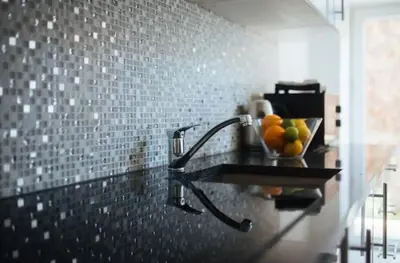 a bowl of fruit on a shelf in a kitchen at Apartment with balcony - 21 Filipa Street in Kraków