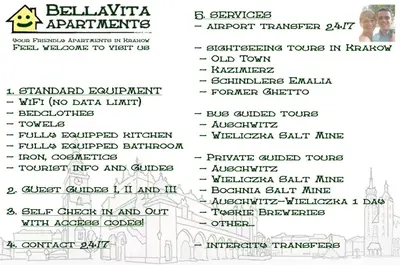 a bunch of different fonts on a white background at Apartment San Sebastian, City Center in Kraków