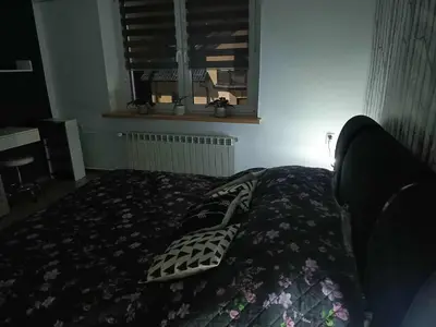 a room with a mirror and a tripod in a room at Apartament U ELI z prywatnym tarasem in Oświęcim