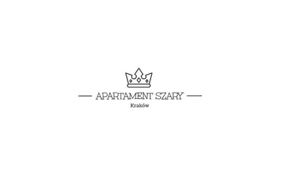 a logo for a management agency with a crown at Apartament Szary in Kraków