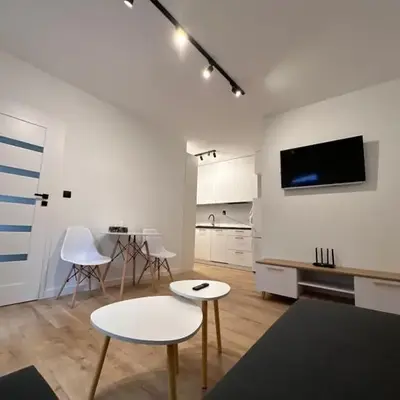 Nowoczesny apartament z ogrodem