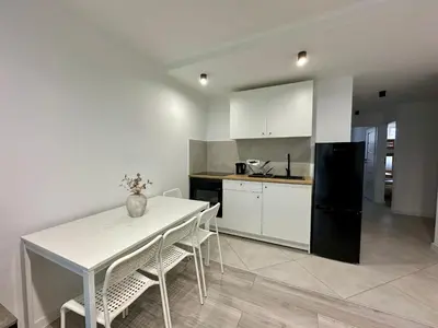 a bathroom with a shower and a sink and a toilet at Apartament Powstańców 17 in Oświęcim