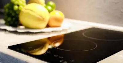 a counter with fruits and vegetables on a counter top at Old Town Apt - Topolowa studio T33 in Kraków