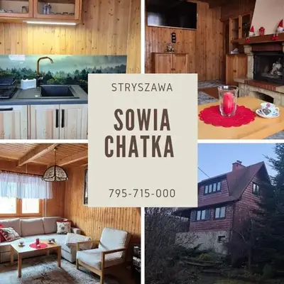 SOWIA CHATKA- Stryszawa - domek z jacuzzi