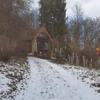 Domek Samotnia w ogrodzie