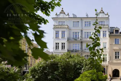 a building in the city of paris at Colorful 2-bed, 100sqm apartment in the heart of Kazimierz in Kraków