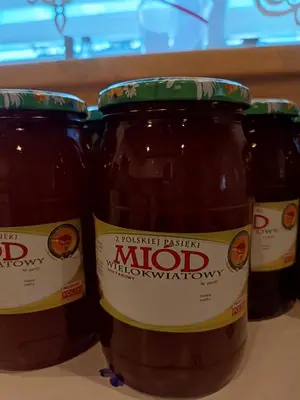 a group of three jars of molody crab jam at Agroturystyka Anna in Ochotnica Górna