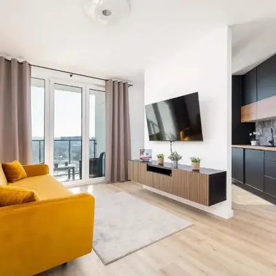 Elegant Apartment with Parking near Tauron Arena Kraków by Noclegi Renters