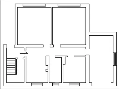 a block diagram of a house at Apartment Poland in Sułkowice