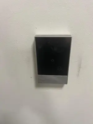 a flat screen tv hanging on a wall at Sunflower Apartment Bałuckiego Street in Kraków