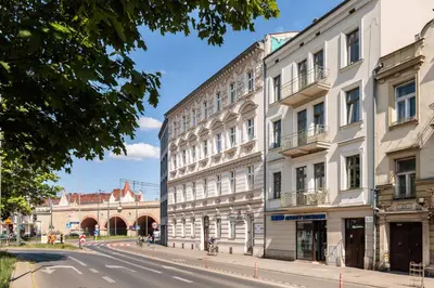 a building on the side of a street at Modern Nest - in the Heart of Kraków - Old Town - by Upstairs in Kraków
