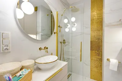 a white bathroom with a sink and a shower at BABIA GÓRA Dream Apart in Zawoja