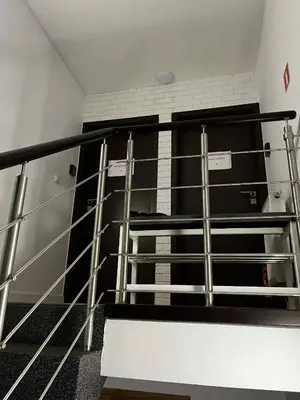 a room with a bunk bed in a room at Apartamenty Rubikon in Kraków
