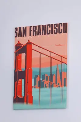 a book with a picture of san francisco at Fabryczna Modern Apartment with Balcony & Parking in Cracow by Noclegi Renters in Kraków