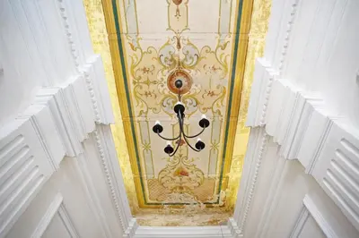 an overhead view of a ceiling in a building at LORETO 2 by Cozyplace in Kraków