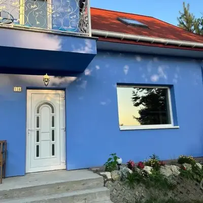 Blue cottage near Krakow