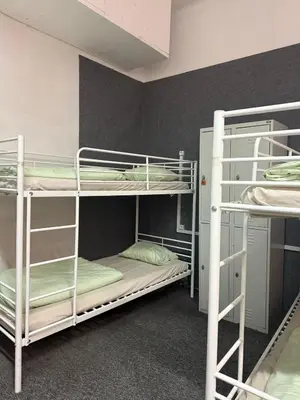 a bunk bed room with two bunk beds at Lanzo 48 in Kraków