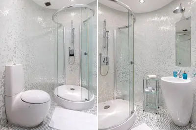a bathroom with a shower and a toilet and a sink at Style4rent Apartament Kazimierz in Kraków
