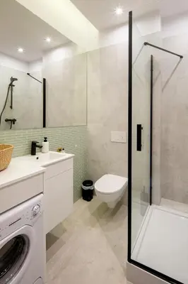 a bathroom with a toilet sink and a shower at Beautiful Apartment with 2 bedrooms for 7 guests, Jewish District in Kraków