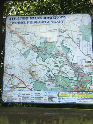a large map of thekkadyasyasykuriuseumysicalysicalysicalysical at Nasza Polana Pokoje Noclegi Pieskowa Skała Ojców in Pieskowa Skała