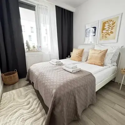 InPoint One Bedroom Apartment with Balcony Self Check-In near Vistula River&Tauron Arena