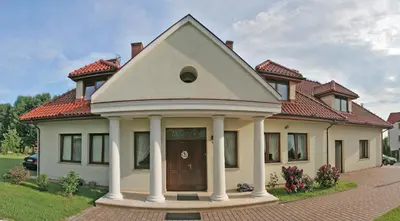 a large house with at Villa Sofia in Kraków