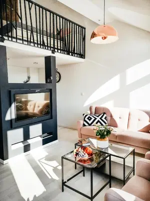 a living room with a couch and a table at Way2Stay Old Town in Kraków