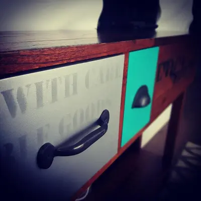 a close up of a drawer with a lock on it at Dream LUX Apartments in Kraków