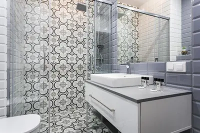 a bathroom with a sink and a toilet and a shower at City of the Kings-Silver Apartment No 2- Lubelska 10 in Kraków