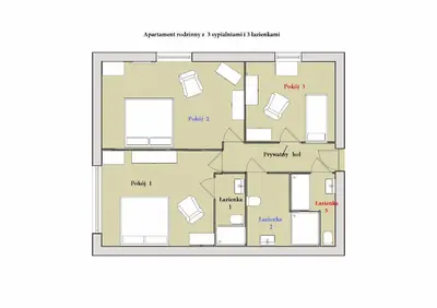 a floor plan of a house at KP Claudia in Wieliczka
