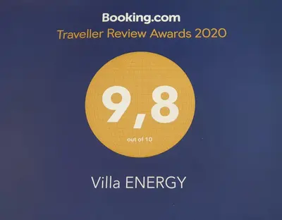 a yellow circle with the number ninety eight at Villa ENERGY in Zator