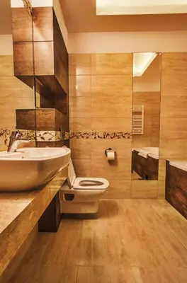 a bathroom with a sink and a toilet at Hotel Tatarscy - ENERGYLANDIA in Kalwaria Zebrzydowska