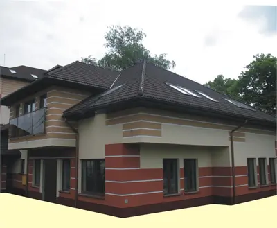 a rendering of a house at Pokoje Gościnne z łazienkami in Niepołomice