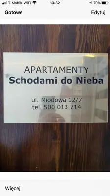 a sign on a door that saysartney elementary schoolowment do niger at Schodami do Nieba in Kraków